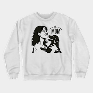 Dog Mom Crewneck Sweatshirt